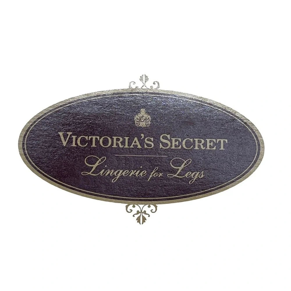 Victoria's Secret Pantyhose Womens Vintage 1993 Lingerie For Legs Glitter Small‎
